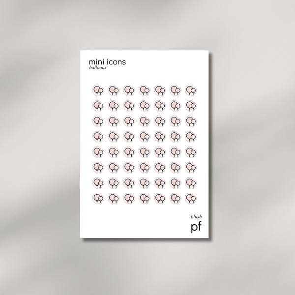 Mini Icons - Balloons