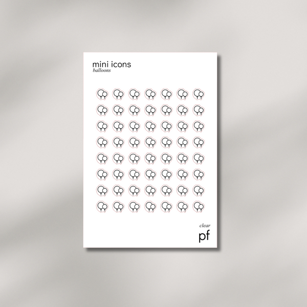Mini Icons - Balloons