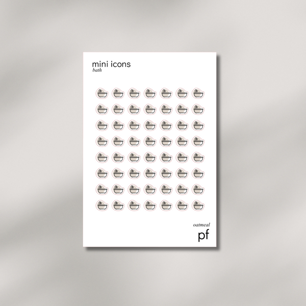 Mini Icons - Bath