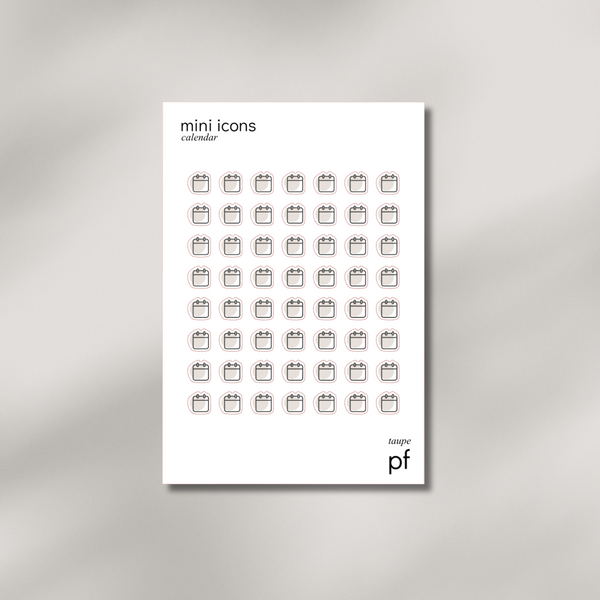 Mini Icons - Calendar