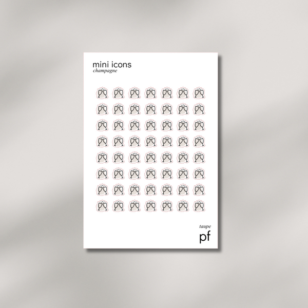 Mini Icons - Champagne