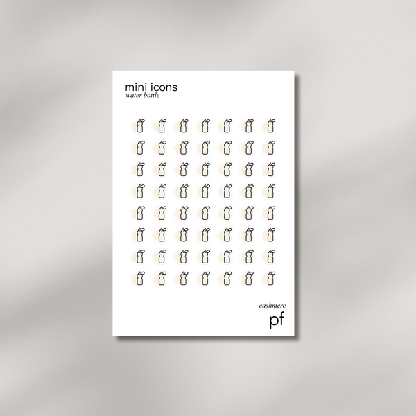 Mini Icons - Water Bottle