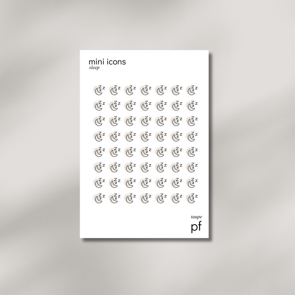 Mini Icons - Sleep