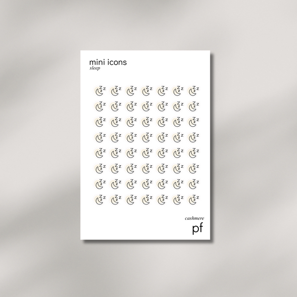 Mini Icons - Sleep