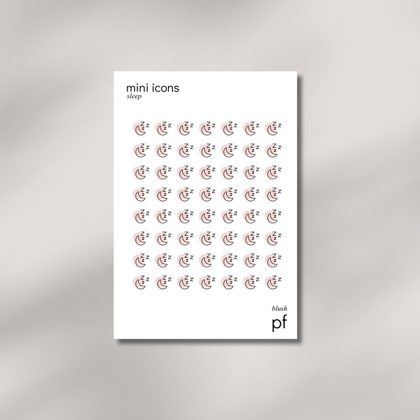 Mini Icons - Sleep