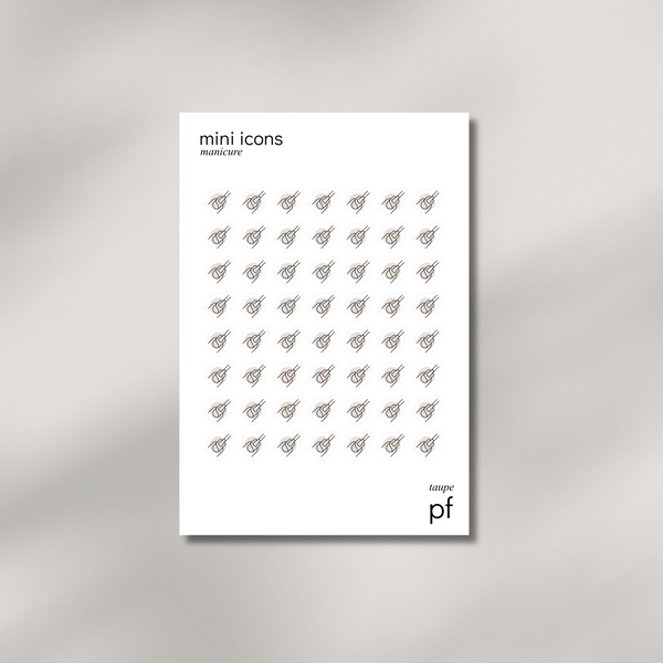 Mini Icons - Manicure