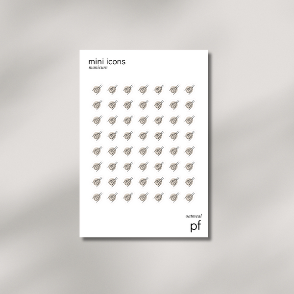 Mini Icons - Manicure