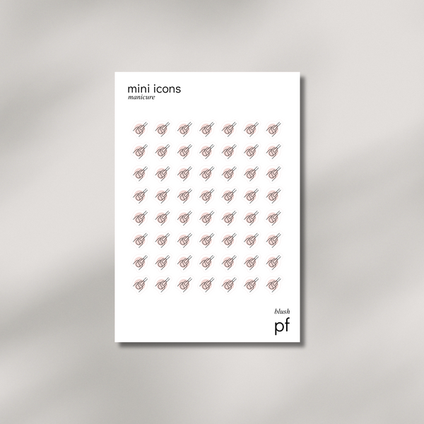 Mini Icons - Manicure