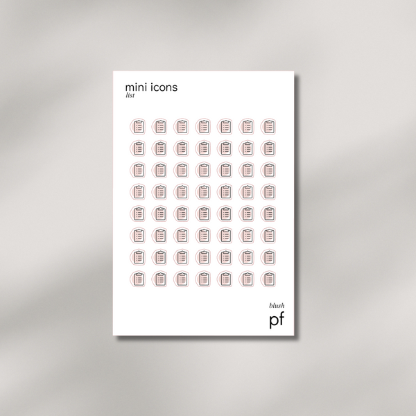 Mini Icons - List
