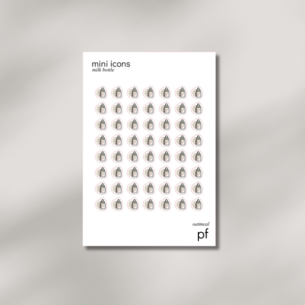Mini Icons - Milk Bottle