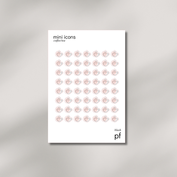 Mini Icons - Coffee/Tea