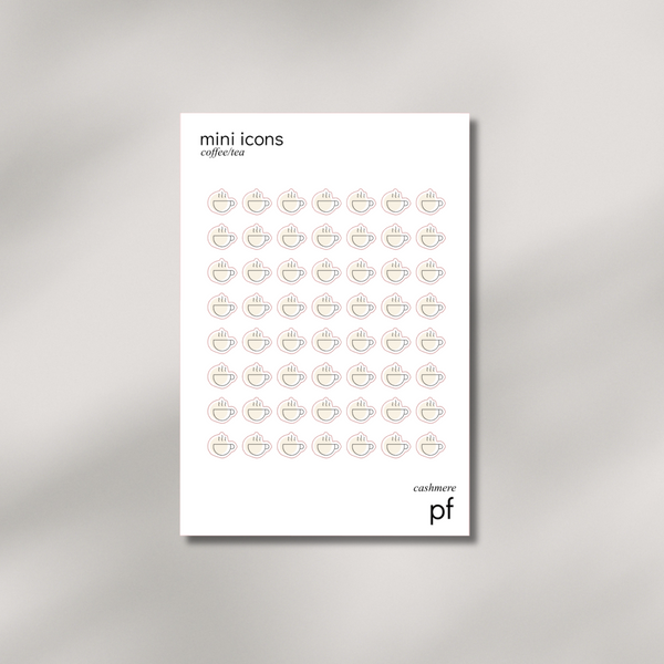 Mini Icons - Coffee/Tea
