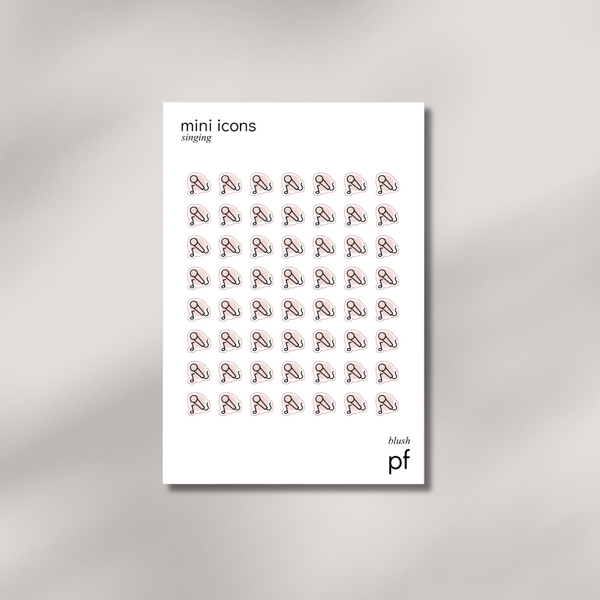 Mini Icons - Singing