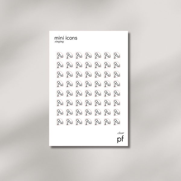 Mini Icons - Singing