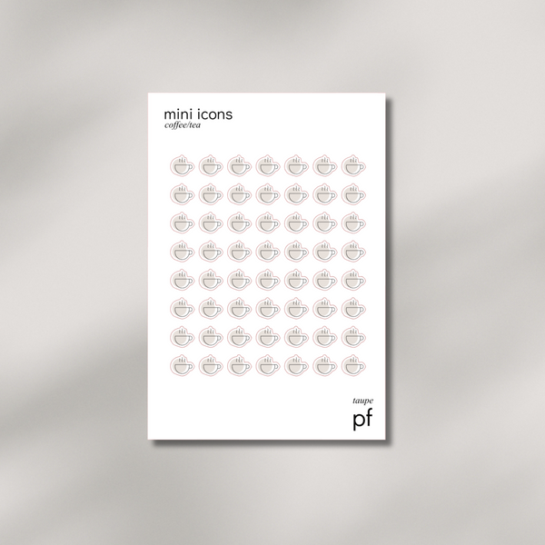 Mini Icons - Coffee/Tea