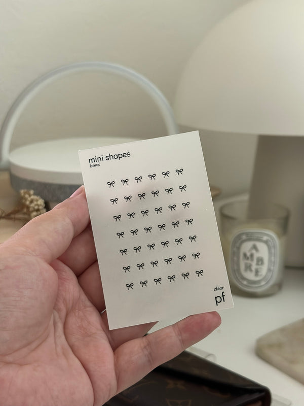 Mini Shapes - Bows