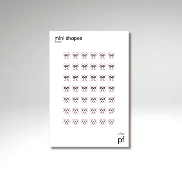 Mini Shapes - Bows