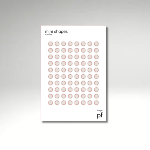 Mini Shapes - Circles